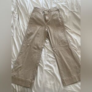 GAP - High rise, wide-leg cropped pant